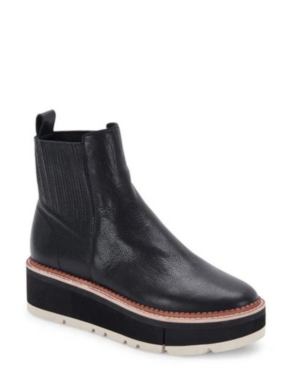 DOLCE VITA Trevor Chelsea Boot In Black Leather